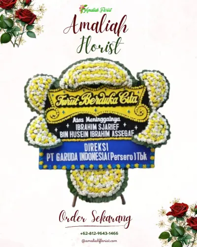 Papan Bunga Duka di Cikopomayak