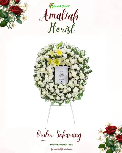 Krans Bunga Duka Cita di Cikopomayak